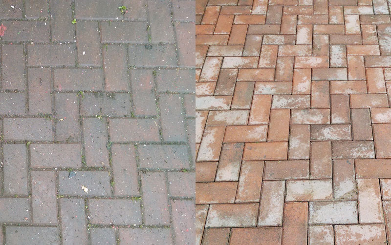 paving power washing